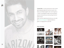 Tablet Screenshot of praveenbhat.com